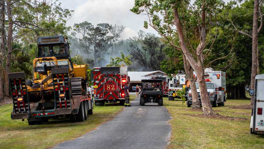 Equipes respondem a incêndio em estrutura em Buckingham