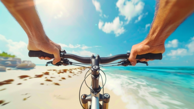 Mulher de 70 anos fica inconsciente depois que bicicleta elétrica bate nela na praia de Volusia