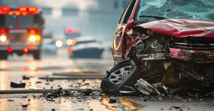 SUV bate em carro na I-95 após delegado de Volusia parar por causa de atropelamento de veado