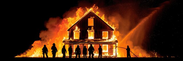 1 pessoa levada ao hospital com queimaduras após incêndio em casa no condado de Escambia