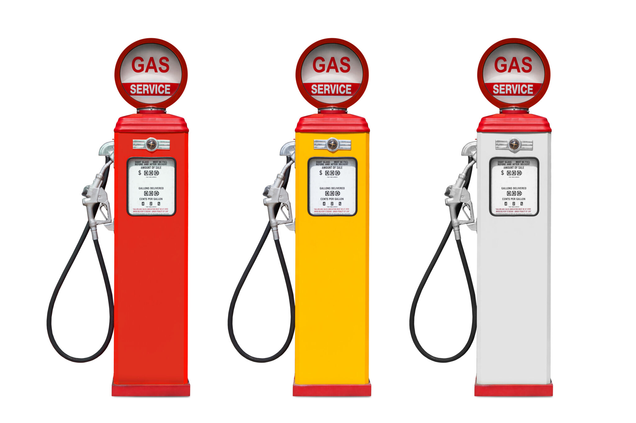 Carro danificado após colidir com posto de gasolina em Hollywood