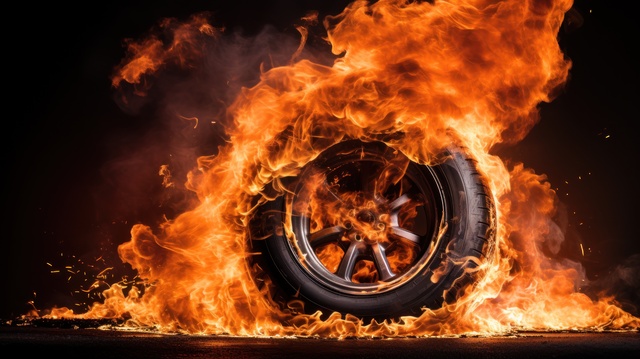 Equipes apagam incêndio em veículo na I-95 perto da Ives Diary Road