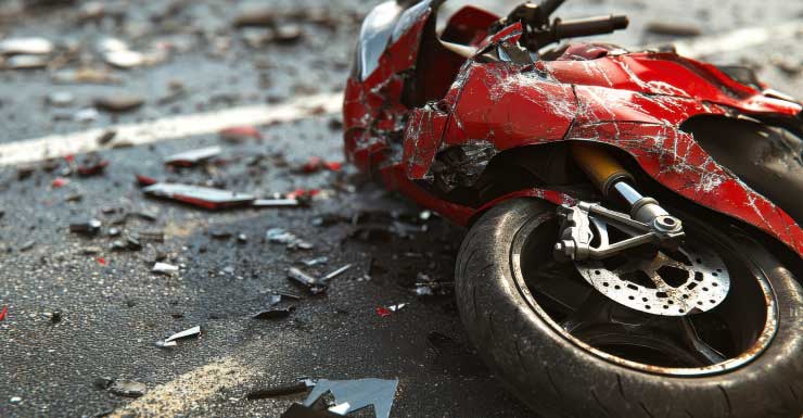 2 pessoas hospitalizadas após colisão entre carro e motocicleta em Hollywood