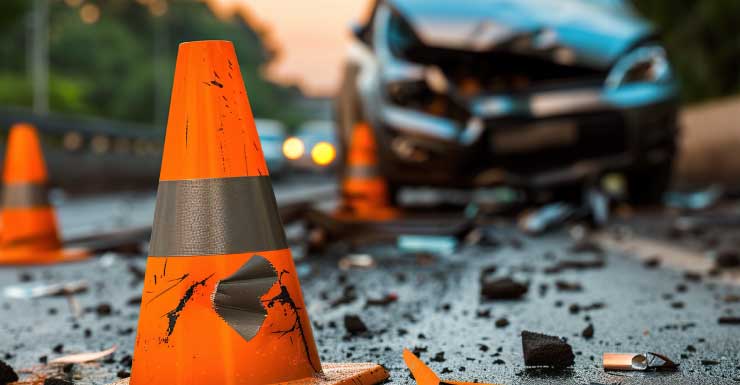 Acidente liberado na I-95 sentido sul perto da saída 64; tráfego começa a voltar ao normal