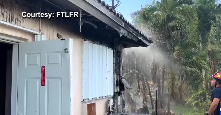 Família com 3 pessoas fica desalojada após incêndio em casa em Wilton Manors