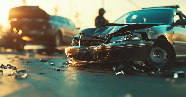 Helicóptero leva vítima de acidente ao hospital após colisão com fogo na I-95