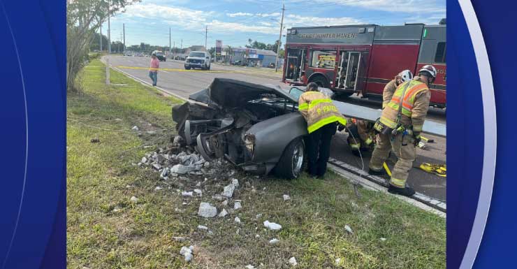 Homem de Winter Haven fica gravemente ferido em acidente com GTO 1968