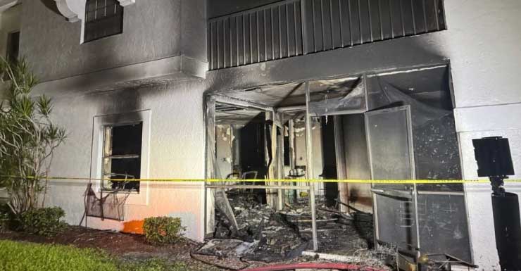 Incêndio em apartamento em Delray Beach deixa 7 moradores desalojados e 1 hospitalizado