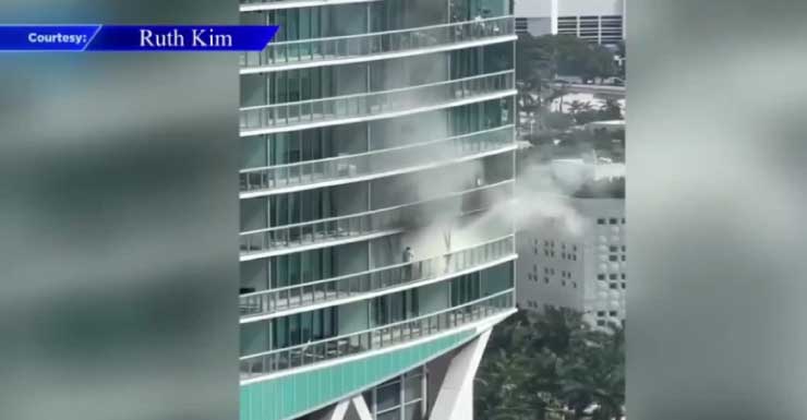 Incêndio em sacada é controlado em Miami; ninguém ficou ferido