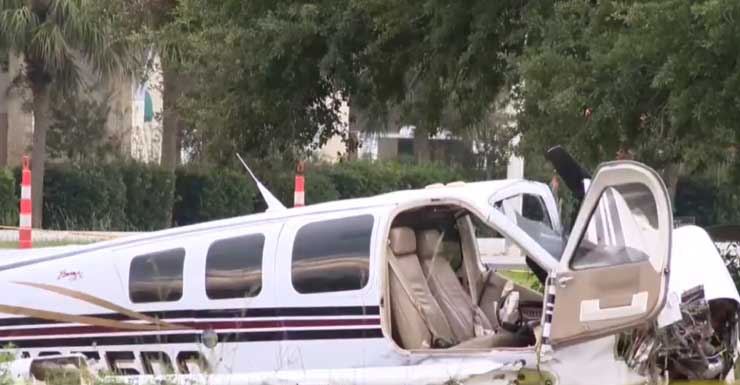 Polícia responde a queda de avião de pequeno porte em Gulf Shores.