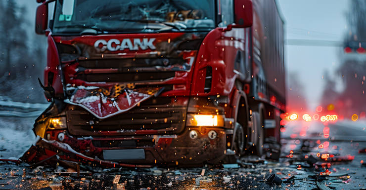 Caminhão basculante atinge viaduto da Turnpike e provoca grandes interdições