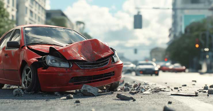 Carro colide com restaurante em Starke; equipes de emergência respondem