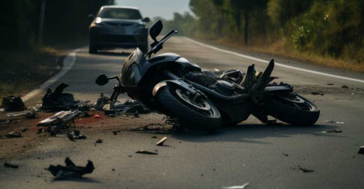 Um ferido gravemente em acidente de moto em Port Charlotte