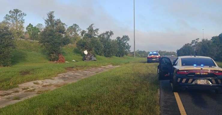 1 morto após acidente fatal em Hillsborough County Patrulha Rodoviária da Flórida