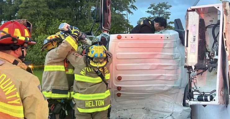 Acidente grave bloqueia todas as faixas da I-95 Sul no Condado de Martin