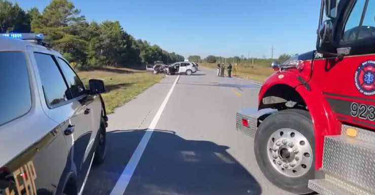 Acidente na rodovia 77 com a rodovia 20 causa interdição e deixa um morto