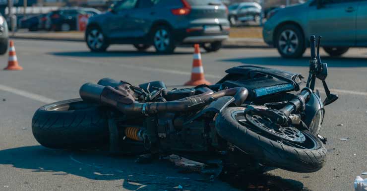 Alerta de trânsito acidente de motocicleta em Panama City Beach