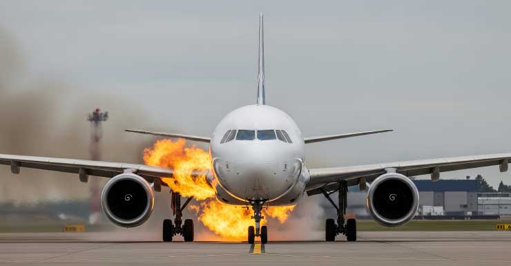 Avião sai da pista, piloto desaparece no Aeroporto de Naples na terça-feira
