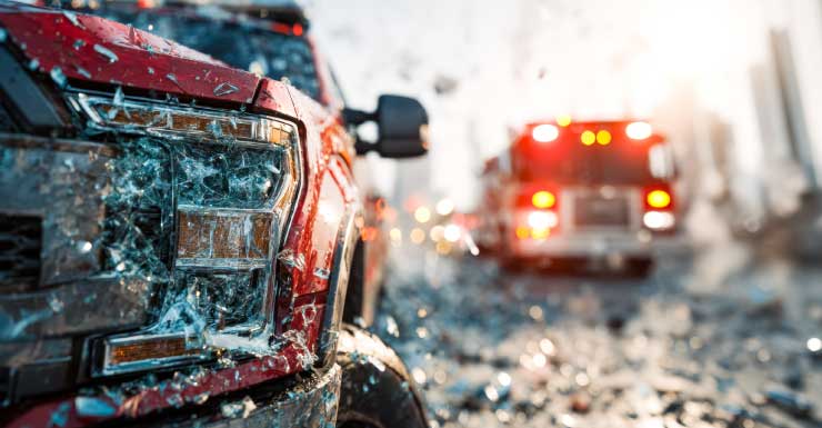 Dois adolescentes em veículo off-road são hospitalizados após colisão com caminhonete na Immokalee Rd