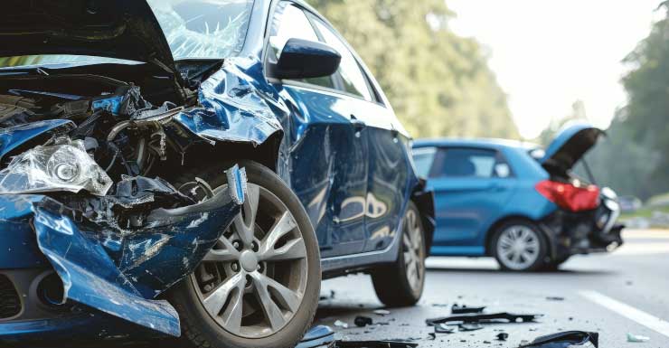 Engarrafamento na Turnpike sentido norte em Palm Beach após acidente bloquear faixa