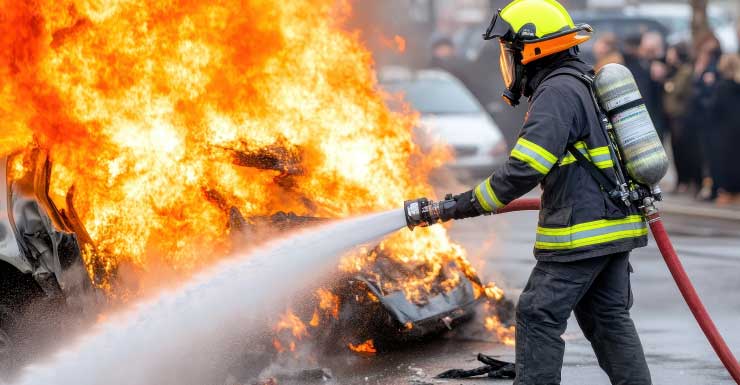 Saída leste da State Road 112 para o Aeroporto de Miami é fechada devido a incêndio em veículo