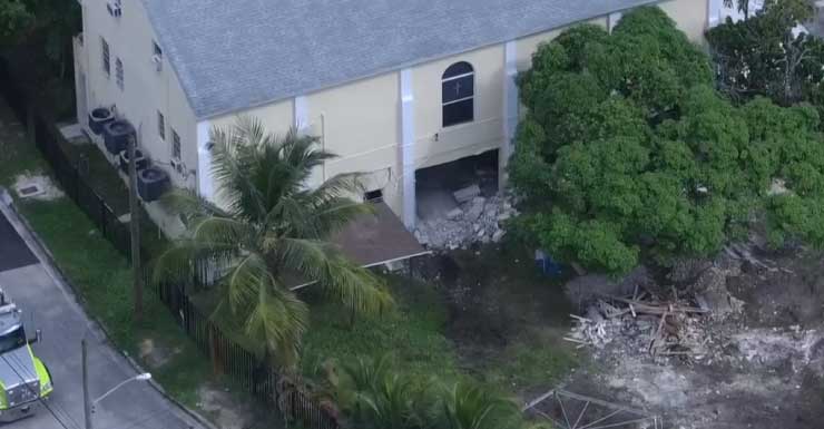 Trabalhador da construção fica ferido após parede desabar em South Miami, diz corpo de bombeiros