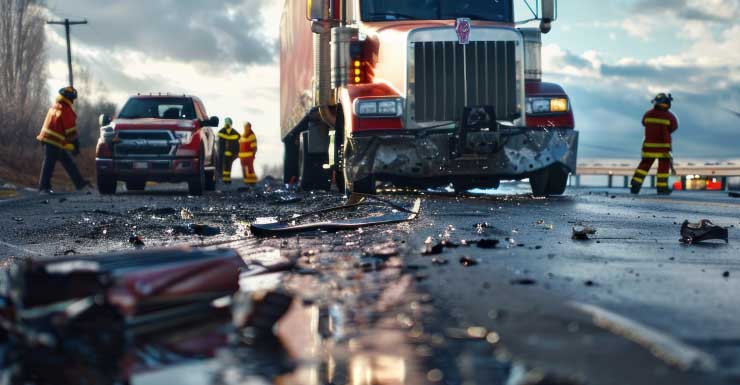 Uma pessoa fica em estado crítico após colisão com caminhão na SR-436, próximo à SR-434, em Altamonte Springs