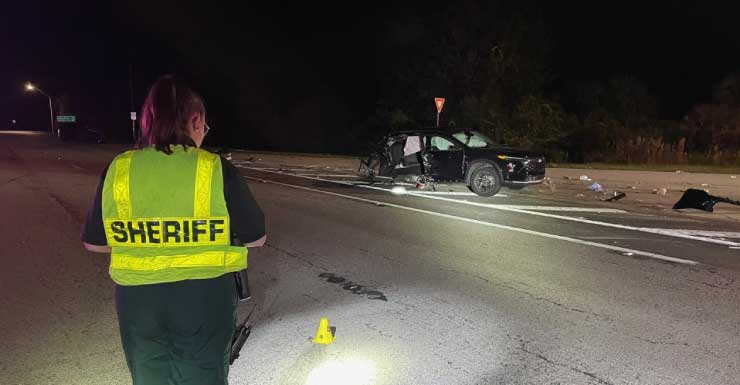 1 morto após colisão entre dois veículos em Frostproof PCSO