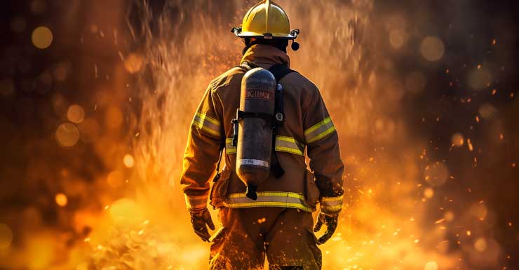 Bombeiros combatem incêndio em residência na Glendale Avenue
