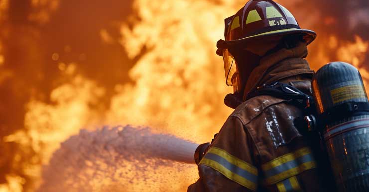 Dezenas de bombeiros controlam incêndio em casa em High Springs