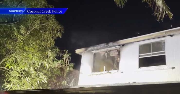 Equipes extinguem incêndio em casa em Coconut Creek; nenhum ferido foi registrado