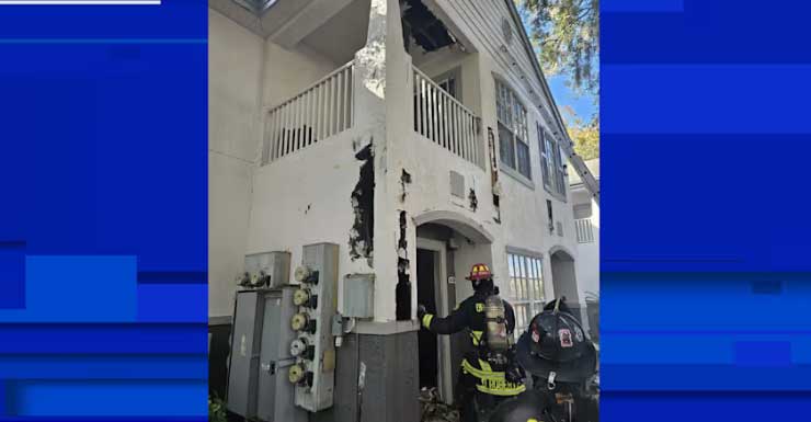 Incêndio em condomínio de Orlando desaloja 26 pessoas; Cruz Vermelha presta assistência