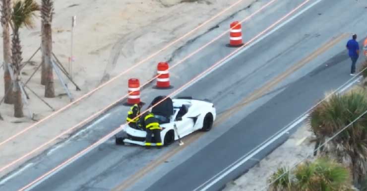 Motorista de Corvette estava a 110 mph tentando ultrapassar Jeep antes de acidente fatal, diz FHP