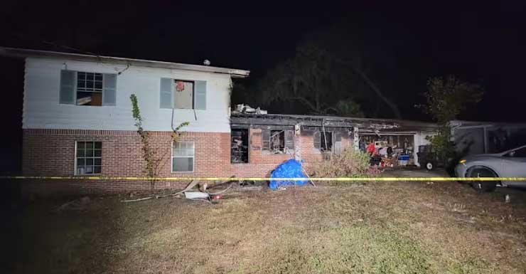 Mulher morre após incêndio em casa perto da Fort Caroline Road