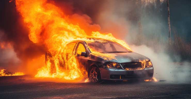 Tráfego reaberto na I-275 sentido sul após incêndio em veículo, informa FDOT