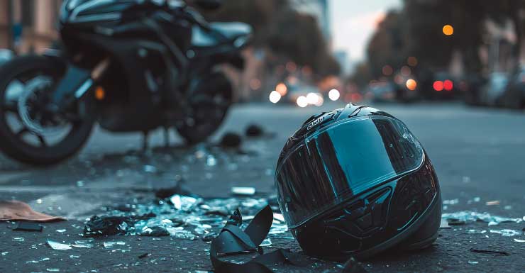 Uma pessoa hospitalizada após acidente de motocicleta em Golden Gate