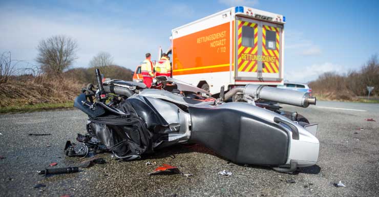 Acidente de moto na State Road 62 deixa homem morto