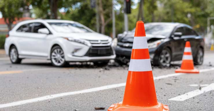 Acidente envolvendo três veículos interdita faixas no sentido norte da I-75 próximo à Immokalee Road, no condado de Collier
