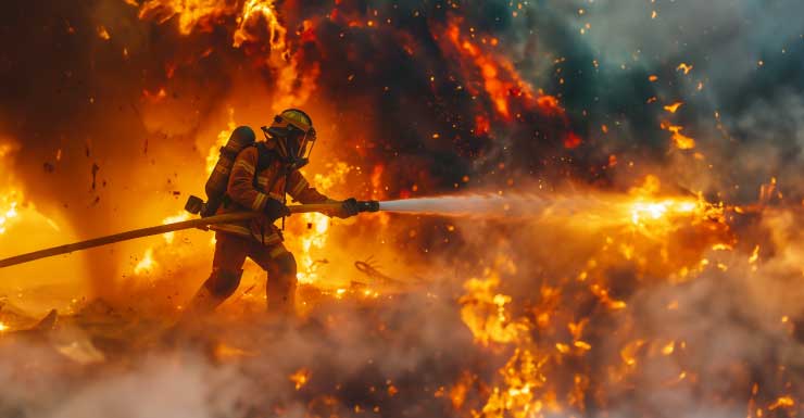 Bombeiro sofre emergência médica enquanto combatia incêndio em casa em Cedar Key