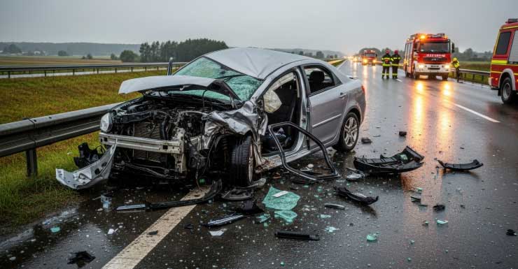 Outro acidente na I-75 complica o trânsito da manhã