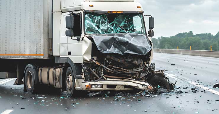 Uma pessoa morre em acidente envolvendo carreta na CR-473, no Condado de Lake