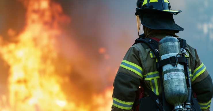Bombeiros de Palm Harbor identificam início de incêndio dentro da parede de uma residência