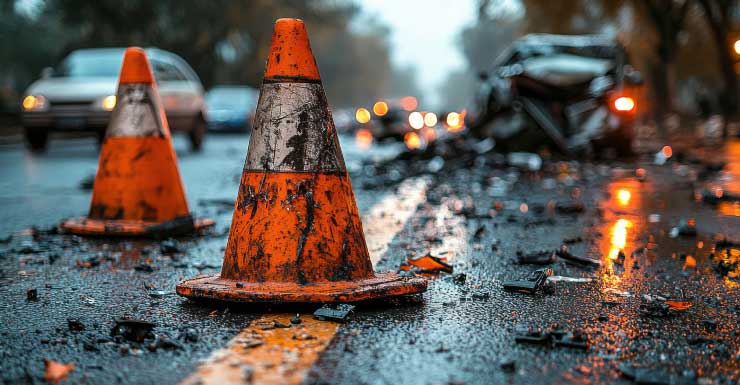 Faixas interditadas após acidente com feridos na I-75 sentido sul em Pasco County, segundo a Patrulha Rodoviária da Flórida