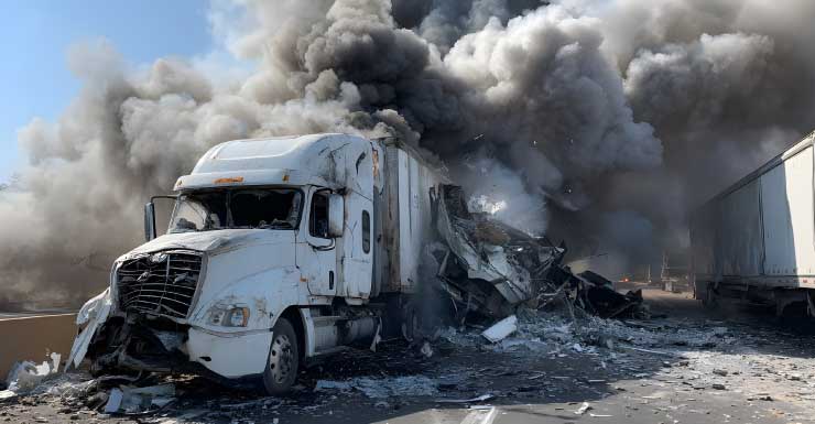 Incêndio em caminhão-trator interdita a Florida’s Turnpike no Condado de Osceola