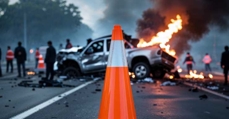 Motorista na contramão é encontrado em arbustos após acidente na I-95 no Condado de Brevard