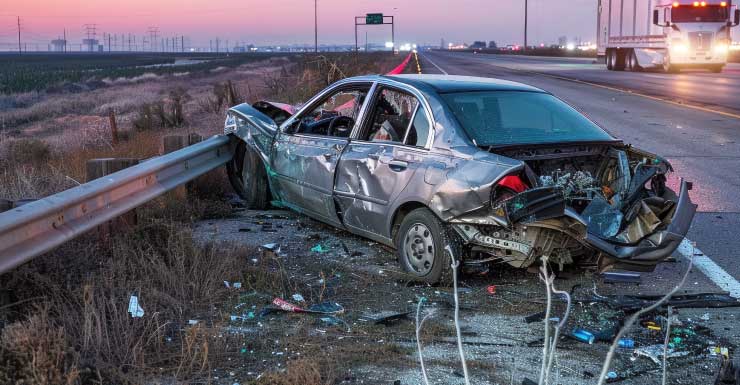 Mulher morre após ser ejetada de veículo durante acidente na I-4 Patrulha Rodoviária da Flórida