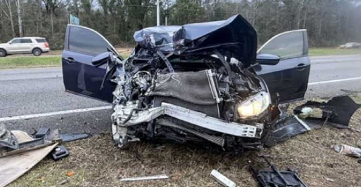 Uma pessoa ferida em acidente envolvendo dois veículos em Cantonment