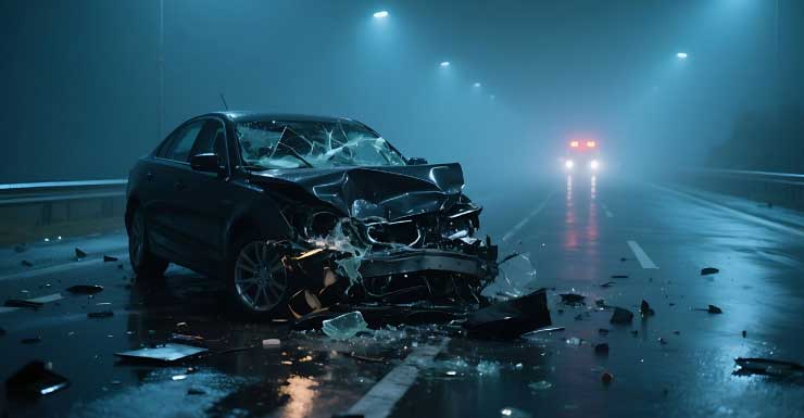 Acidente na Florida’s Turnpike Sul causa atrasos em dia chuvoso perto da Okeechobee Boulevard
