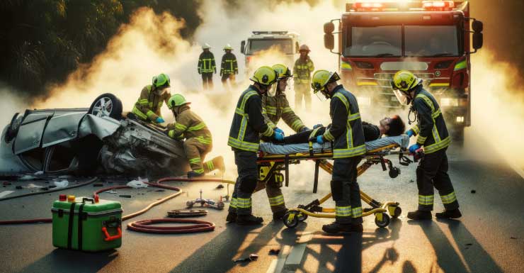 Grave acidente interdita SR-417 próximo ao Walt Disney World