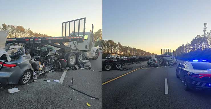Motorista é preso após tentar fazer retorno ilegal que causou grave acidente na I-75 no Condado de Hillsborough